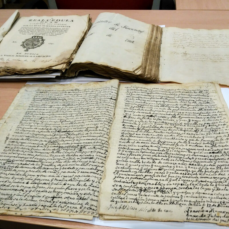Digitalizar los documentos históricos